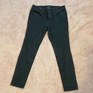LOFT Charcoal Skinny Jeans for Women